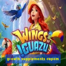 growth supplements cupom